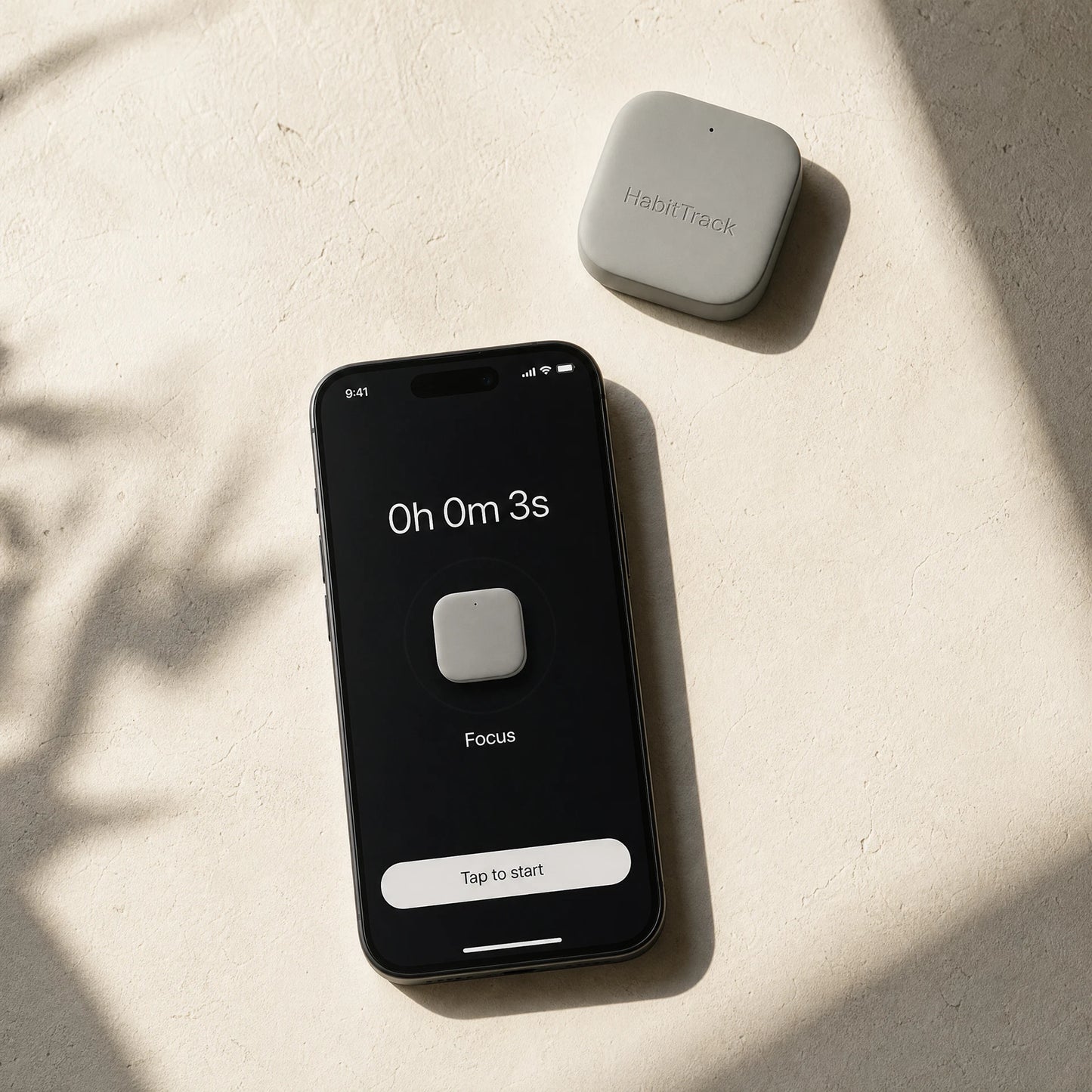 HabitTrack device with companion app