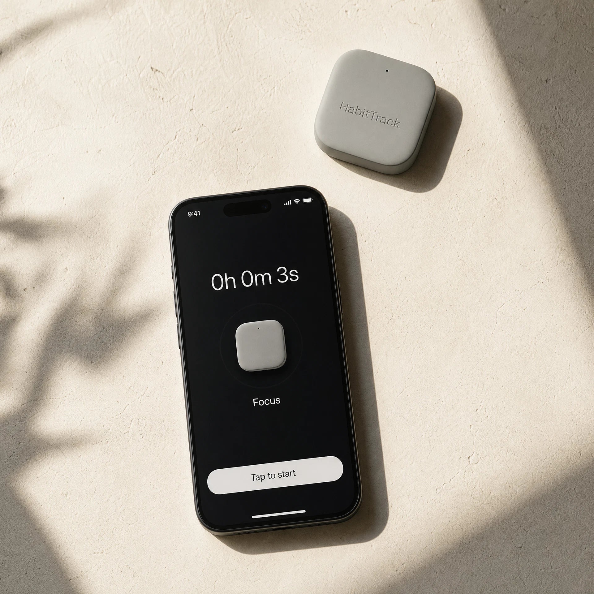 HabitTrack device with companion app